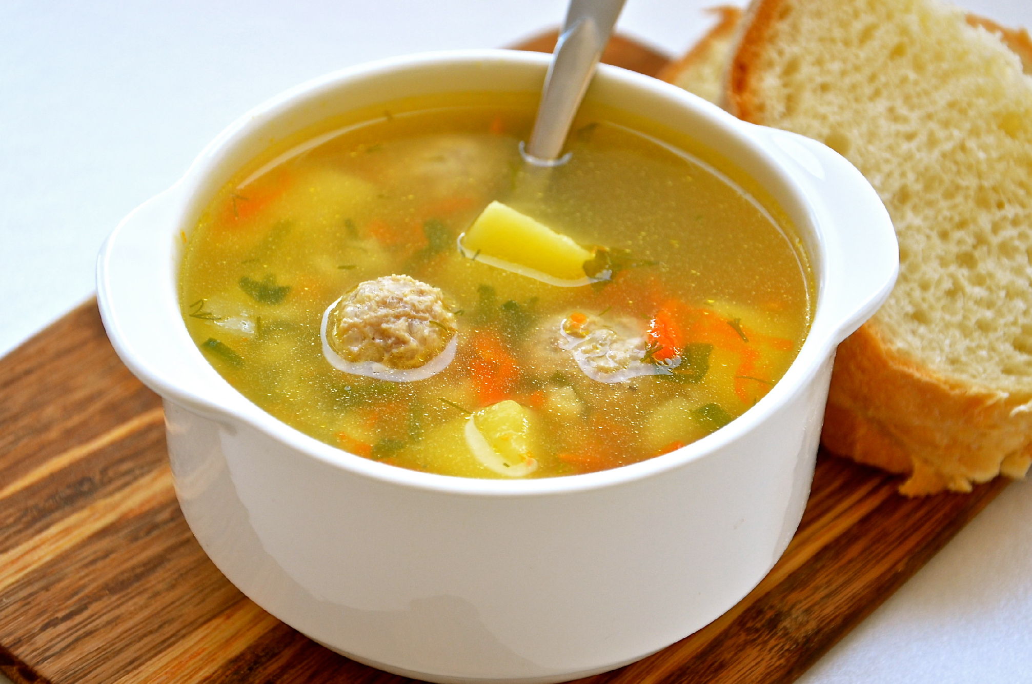 Суп лапша с фрикадельками рецепт