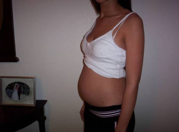 Живот на 24 неделе беременности фото